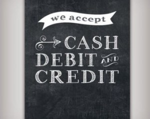 we accept credit cards